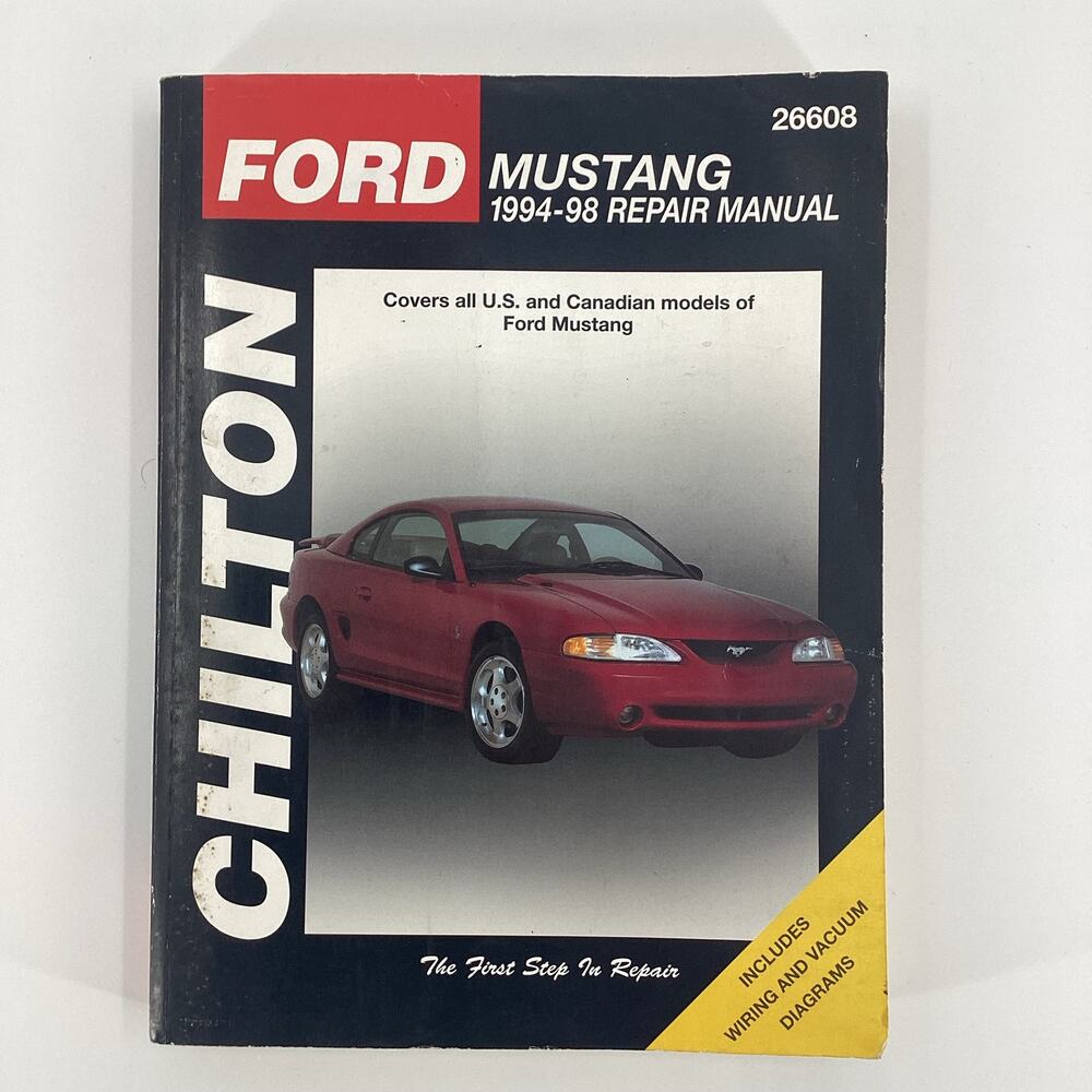Chilton 1994-98 Ford Mustang Repair Manual 26608 127